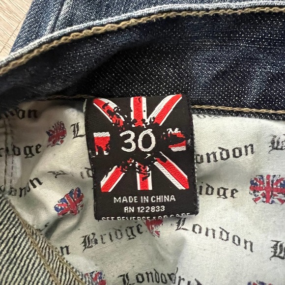 LONDON Bridge Men's Straight Denim Jeans Size 30x30 - Picture 9 of 10
